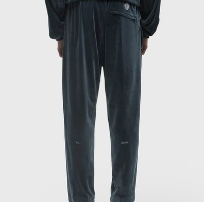 Nike NOCTA Swarovski Swoosh Velour Open Hem Sweat Pants Men's 2xl