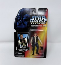 1995 Star Wars Power Of The Force Han Solo Blaster Kenner Action Figure NIP