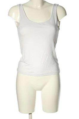 H&M Haut basique Dames Top T EU 36 blanc style décontracté - Photo 1/4