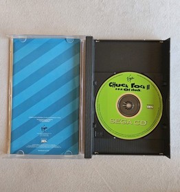 CHUCK ROCK II SON OF CHUCK SEGA CD COMPLETE IN BOX VERY GOOD CONDITION