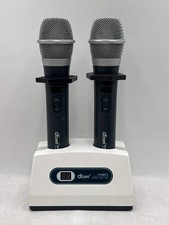 D'com MAX 2 Dual Wireless Microphone System with Charging Dock