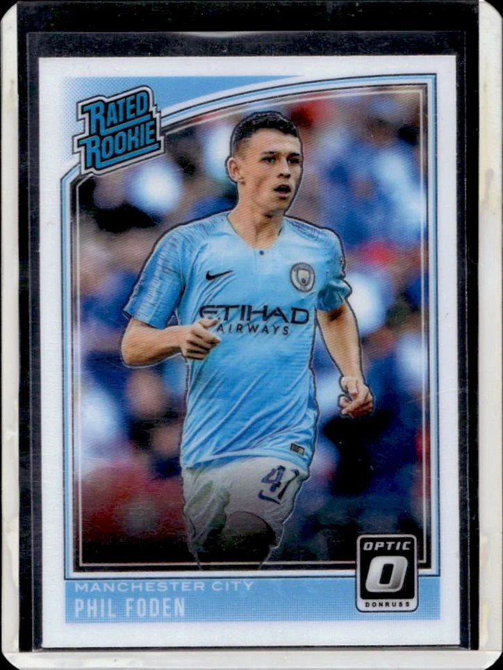 2018 Donruss Phil Foden Optic Rated Rookie #179