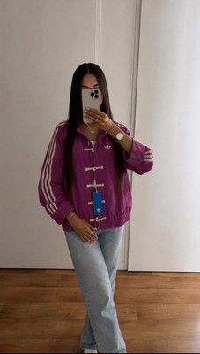 Adidas Jacke New Years China Burgunderrot Gr. M