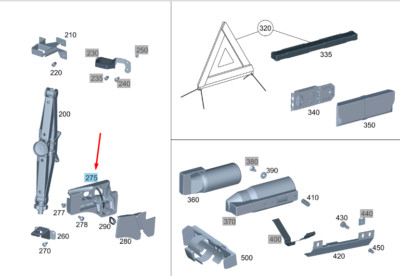 NEW MERCEDES-BENZ VITO W447 JACK MOUNT A4478980081 ORIGINAL | eBay 