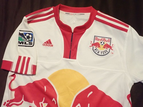 Camiseta de fútbol Adidas MLS New York Red Bull Climacool para jóvenes talla L - Imagen 1 de 4