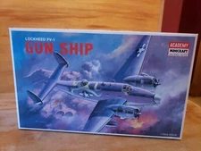 Academy Minicraft  1:72 Scale #1678 Lockheed PV-1 Gun Ship Model Kit NEW IN BOX 