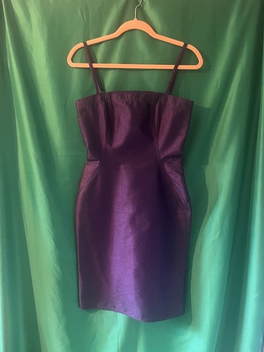 Vintage Red Or Dead Iridescent Denim Dress - Picture 2 of 6