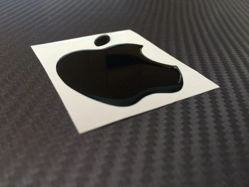 Apple Logo Vinyl Decal Sticker - Apple 3D gewölbter Aufkleber, für Apple-Fans - Bild 3 von 4