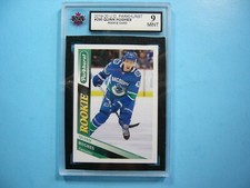 2019/20 PARKHURST NHL HOCKEY CARD #290 QUINN HUGHES ROOKIE RC KSA 9 MINT SHARP+
