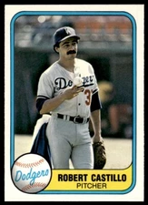 1981 Fleer Robert Castillo Los Angeles Dodgers #137
