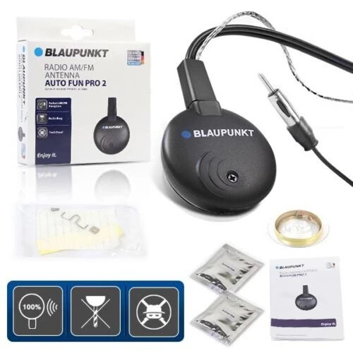 Blaupunkt Auto Fun Pro 2 Radio AM/FM Active Windscreen Car Antenna Reception - Picture 4 of 15