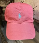 Polo Ralph Lauren Hat Cap One Size Pink Twill Pony  Strap-back — photo 1