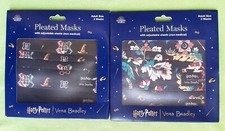VERA BRADLEY HARRY POTTER FACE MASK SET:NWT 2-PK HOGWARTS/HOME TO HOGWARTS ADULT