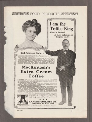 mackintosh cigarettes price Big Tobacco Can No Longer Name Its Vintage 1903 MacKINTOSH'S Extra CREAM