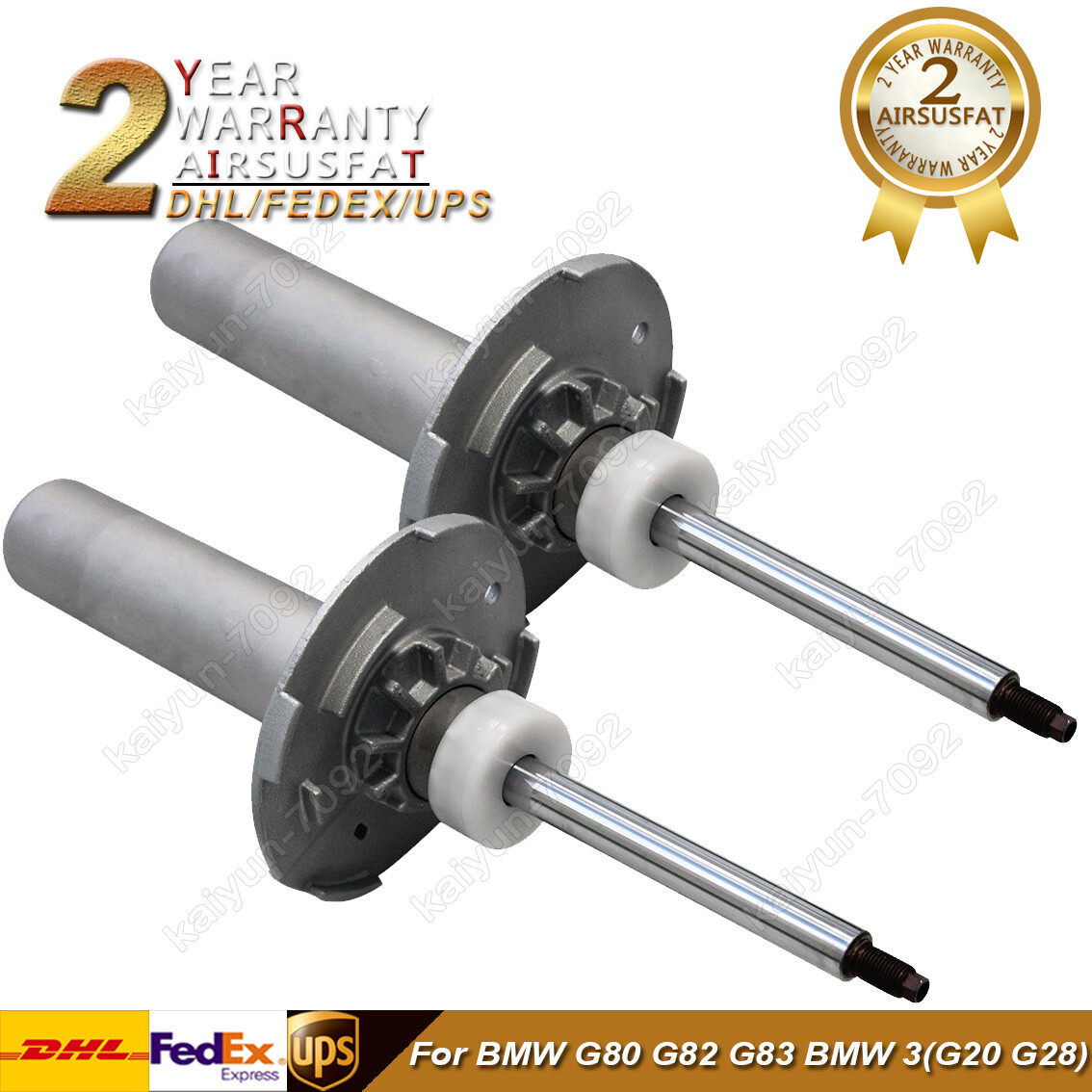 2x Front Shock Absorber Strut w/EDC for BMW G80 G82 G83 M3 M4