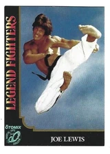 LEGEND FIGHTERS KARATE CARD JOE LEWIS PREVIEW #3 MARTIAL ARTS OTOMIX 1991