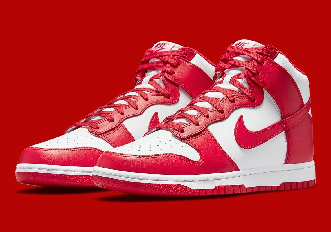 Nike Dunk High Championship White Red Size 13 DD1399 Nike Dunk High Championship White Red Size 13 DD1399