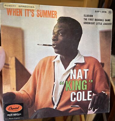 EP Nat King Cole: When it 's Summer (Capitol EAP 1-20195) F