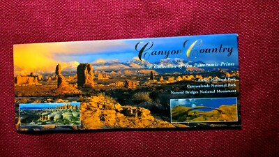 10 Beautiful Panoramic Picture Cards ''Canyon Country'', 24 x 9.4 cm
