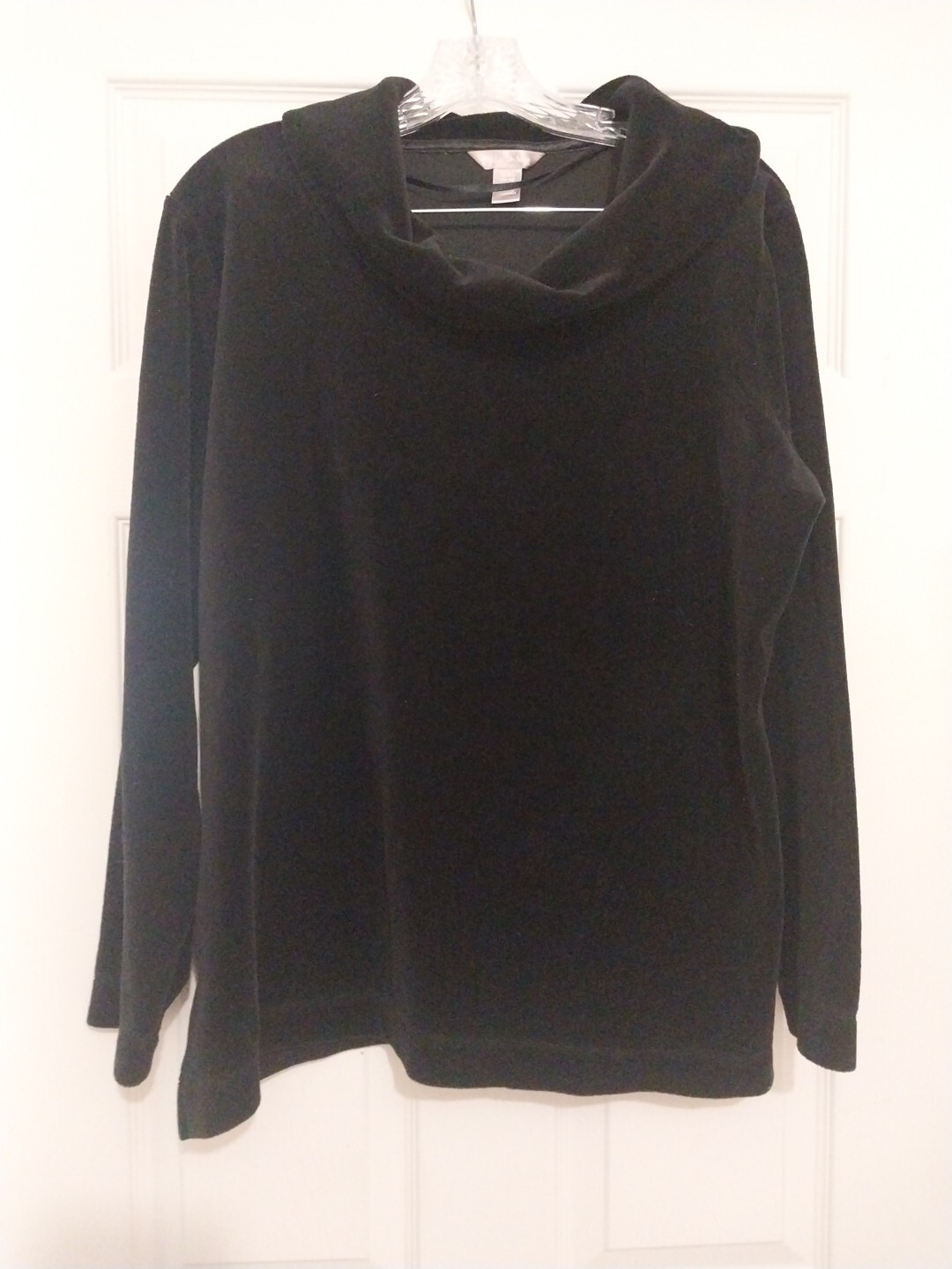 White Stag Suede/velvet Like Women Sweater, Tunic. Black