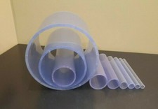 12" Diameter Clear PVC Plastic Pipe Schedule 40