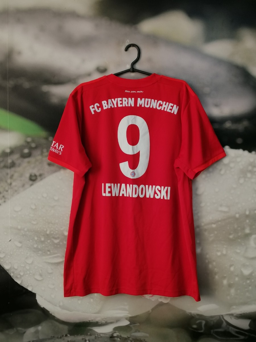 ウェア FC Bayern Munich LEWANDOWSKI 9 2019-20 Bayern Munich Third Shirt Lewandowski #9 (XL)