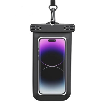Wasserdichte Unterwasserhülle für alle Handys Universalgröße 6,9'' Urlaub + Umhängeband