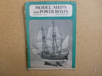 MODEL SHIPS AND POWER BOATS MAGAZINE- NOVEMBER 1950