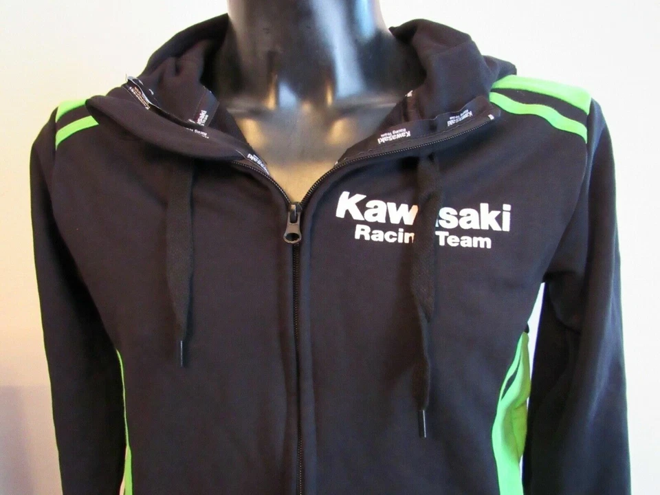 100% Kawasaki Racing Team, Herren Kapuzen Sweater, Gr.: 3XL / 4XL - Bild 2 von 4