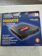 MAD DOG MULTIMEDIA DOMINATOR 2X EXTERNAL USB FLOPPY DRIVE