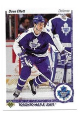 DAVE ELLETT 1990-91 UPPER DECK CARD NEAR MINT CONDITION