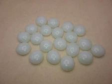 White Glass Faux Gemstone Life Counter Tokens - Lot of 20 - RPG Tabletop CCG