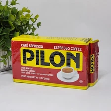 Cafe Pilon Espresso Coffee Ground Black 10 oz each - LOT of 20 Pack