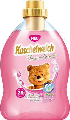 Kuschelweich Weichspüler Premium Eleganz mit Macadamia-Öl 3x750 ml