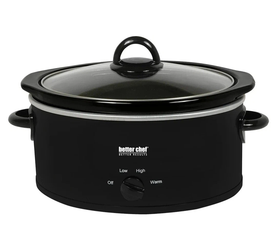 Better Chef 3-Quart Slow Cooker w Removable Crock & Heat Settings - NEW IN BOX