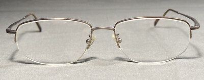 Vintage SAFILO ELASTA Silver Metal Eyeglasses 145 Italy 7078 R50 56[]18 7-1