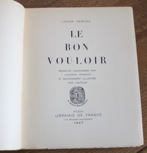 Le bon wuloir Louise Hervieu 1927 EO NUM Et un portrait color - Bild 4 von 11