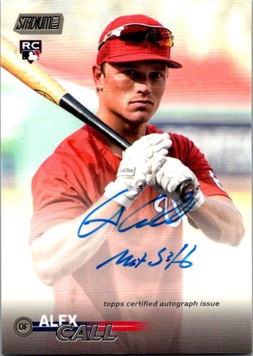 2023 TOPPS STADIUM CLUB BASEBALL AUTOGRAMM #SCBA-AC ALEX CALL RC