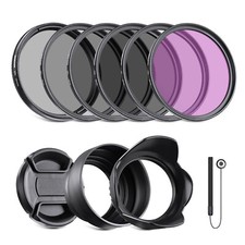Neewer 58mm UV CPL FLD Lens Filter  Neutral Density Filter ND2 ND4 ND8 f Canon