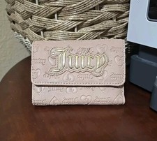 Juicy Couture Flawless Double Sided Trifold Wallet Cafe