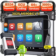 2025 Autel MaxiSYS CV MS908CV II Heavy Duty Diagnostic Scanner Tool All System