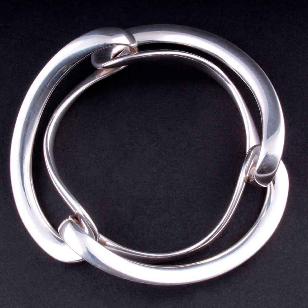 Jensen Silver Bracelet Georg Jensen Infinity Bangle Georg Jensen