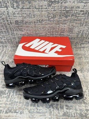 Größe 10 - Nike Air Vapourmax Plus Triple Black 924453-004
