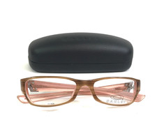 Vintage Oakley Eyeglasses Frames Sweeper Pink Latte Striped Brown 52-17-146