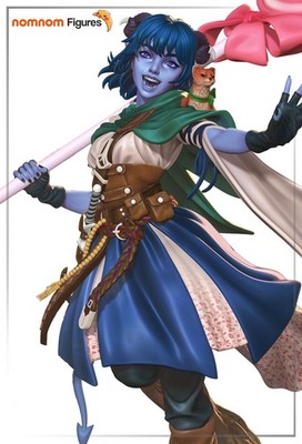 Jester Lavorre - Critical Role - Fan Art Figur - Resin 3D Druck 201mm
