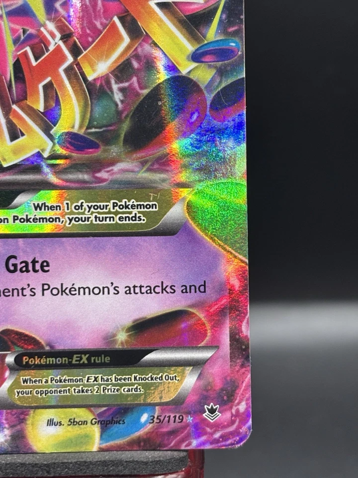 M Gengar EX #35/119 Phantom Forces MP/Moderatly Played Pokemon 2014 - Image 4 of 4