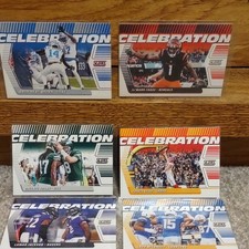 Score Celebration NFL Football Card Lot (6)