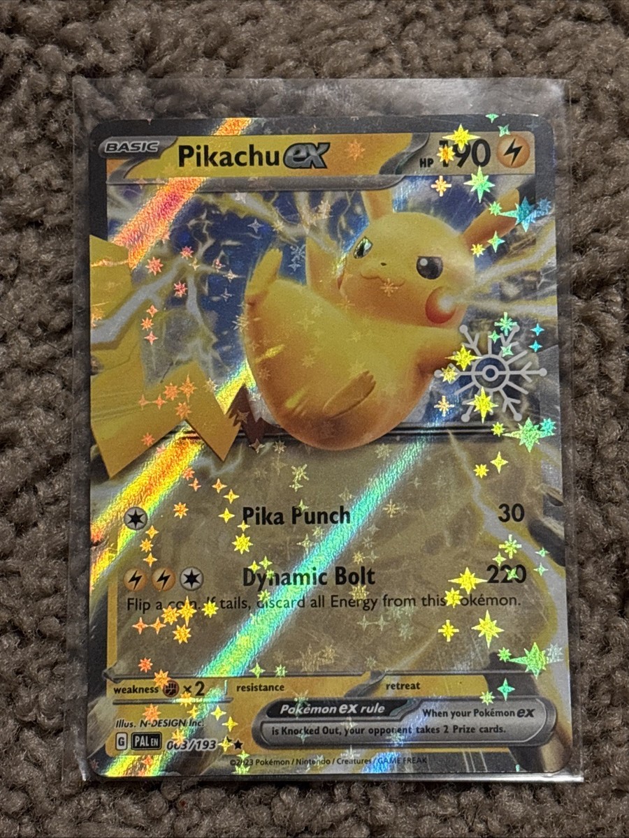 2023 Pokemon Paldea Evolved #063 Pikachu ex — front