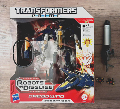 Transformers Prime RID Voyager Dreadwing + SXS Upgrade + OVP TOP!
