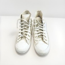 Top alto Converse Chuck Taylor All Star vieira blanco mujer talla 8 ojales dorados